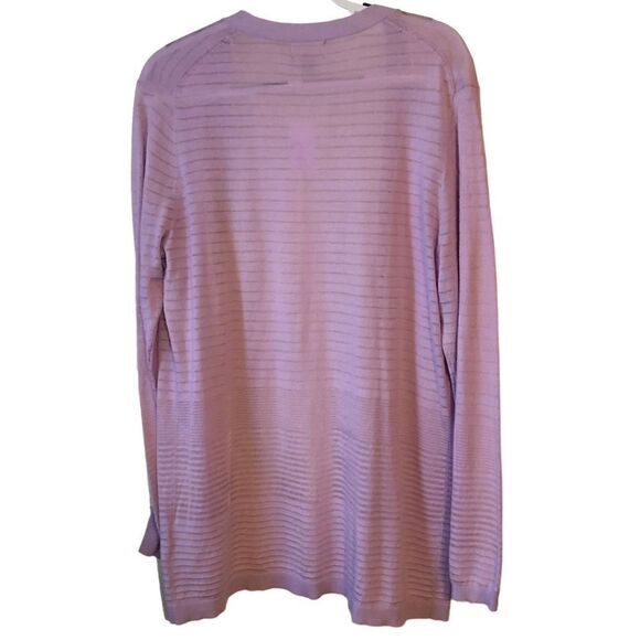 Laura Scott Lightweight Lilac Sweater L - Picture 3 of 7